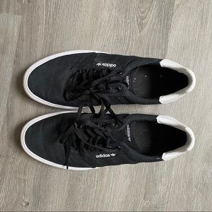 Adidas Skate Shoes Black & White 10.5